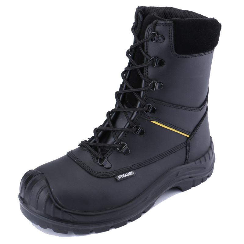 Heat resistant anti-slip composite toe cap rubber safety boots safety shoes for work